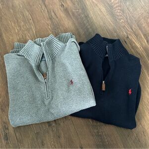 Men’s Lot of 1/4 Sweaters (2) / Like New / Chaps